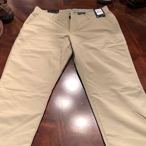 Mens Khaki Under Armour Golf Pants